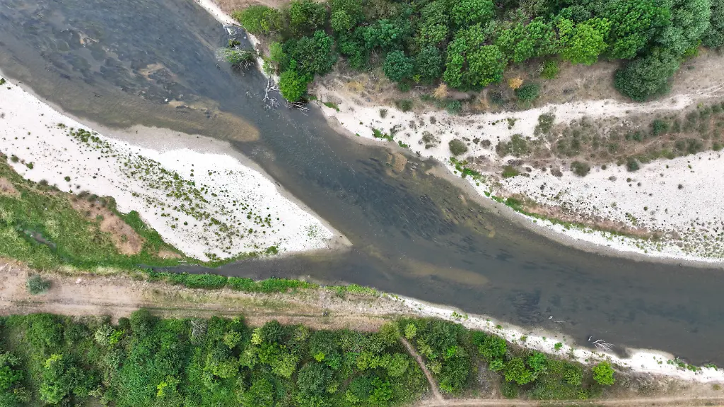 Niedrigwasser der Donau
